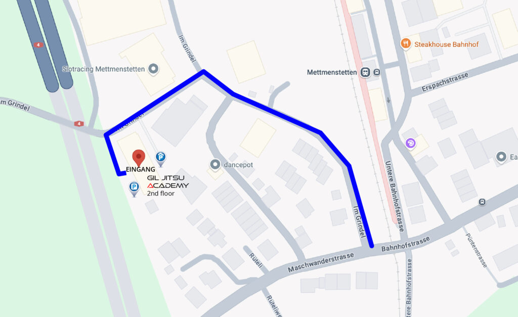 Location, map Gil Jitsu Academy