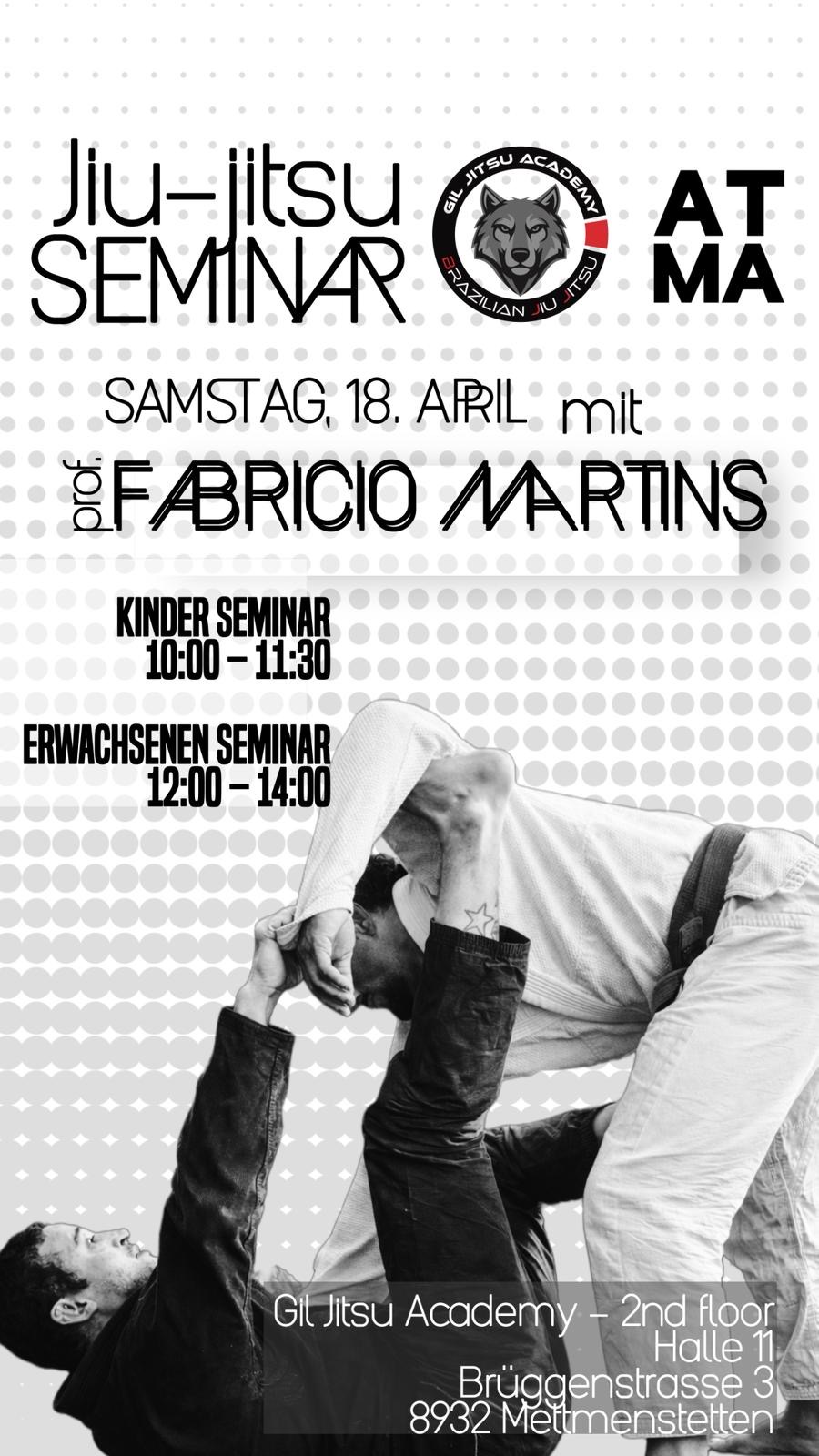 BJJ Seminar with Prof. Fabricio Martins